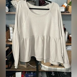 Babydoll sweatshirt